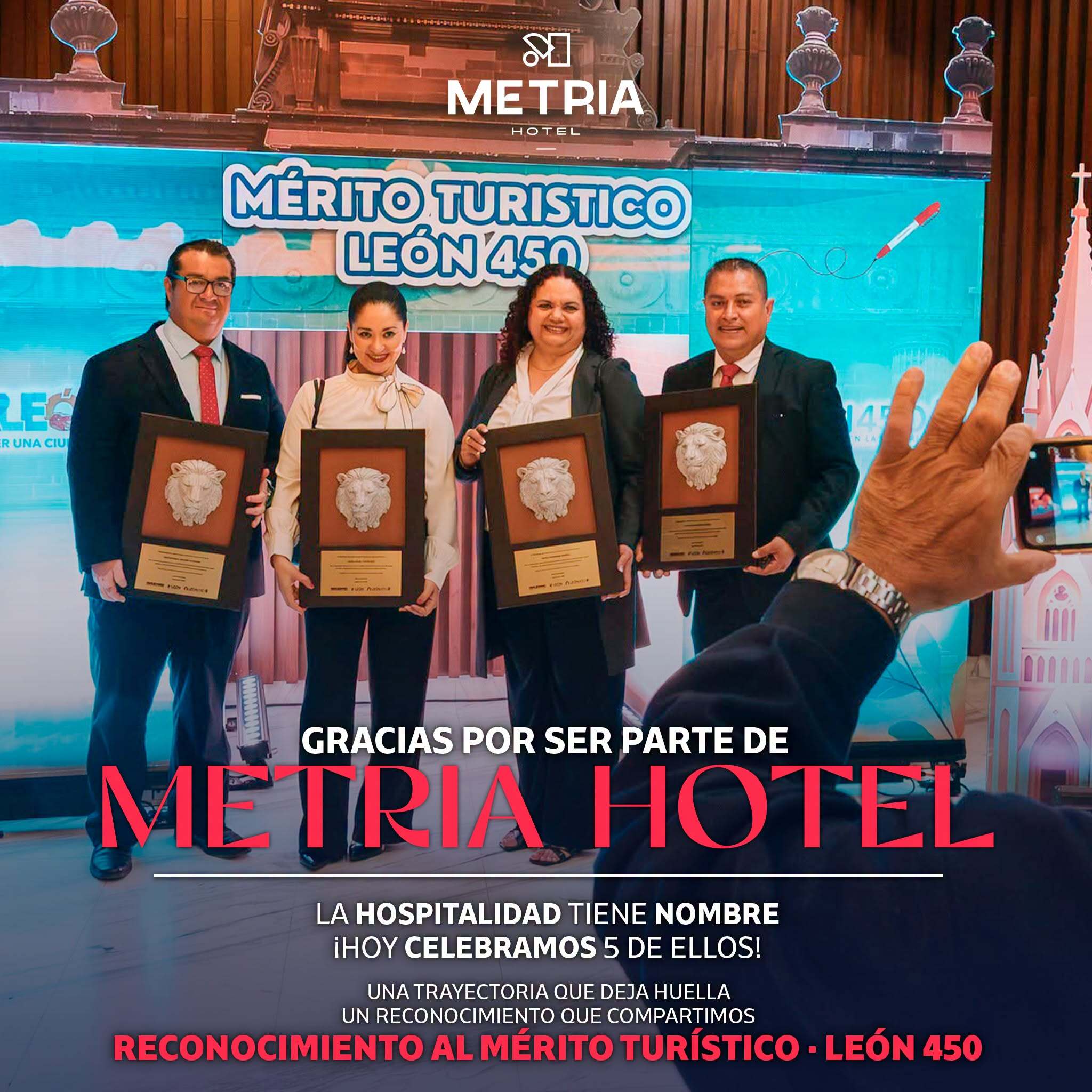 Metria Hotel celebra el orgullo de ser parte de León